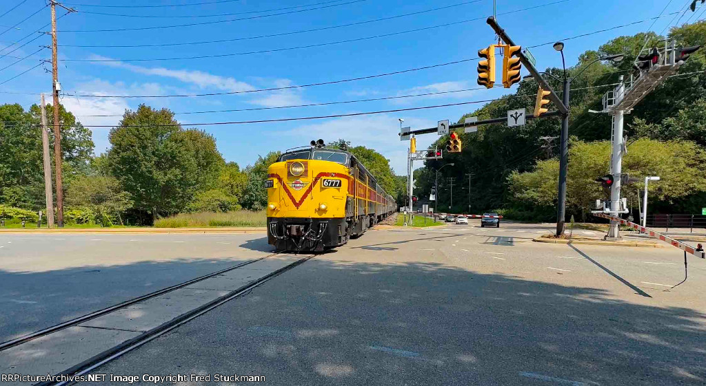 CVSR 6777 enjoys beautiful weather in the PM.